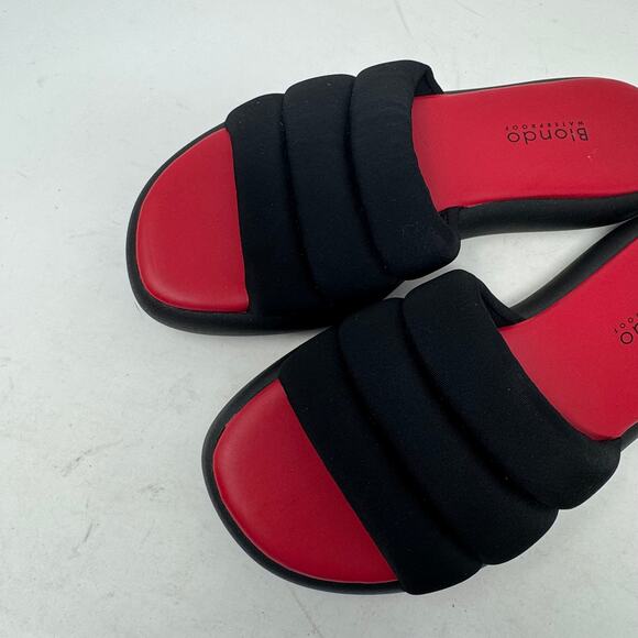 Blondo Womens Red Waterproof Silvana Slide Sandals Slip-On Size 8 - Picture 3 of 13